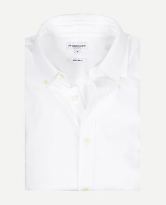 Overhemd Stretch Piqué | White