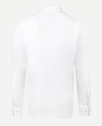 Overhemd Stretch Piqué | White