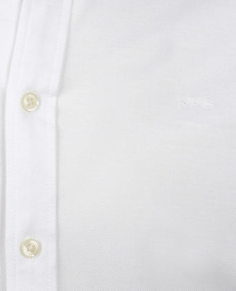 Overhemd Stretch Piqué | White