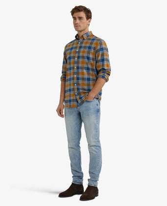 Flannel Shirt Check | Camel