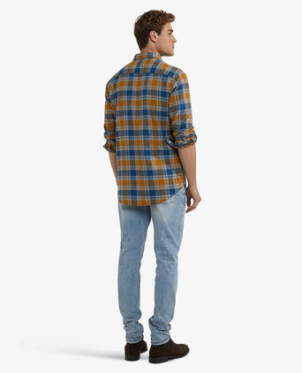Flannel Shirt Check | Camel