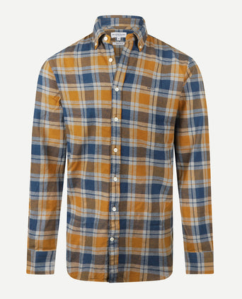 Flannel Shirt Check | Camel