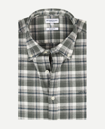 Flannel Shirt Check | Winter Sage
