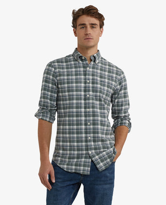 Flannel Shirt Check | Winter Sage