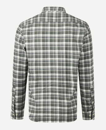 Flannel Shirt Check | Winter Sage