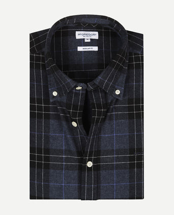 Flannel Shirt Check | Navy