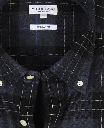Flannel Shirt Check | Navy