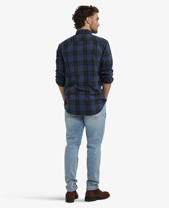 Flannel Shirt Check | Navy
