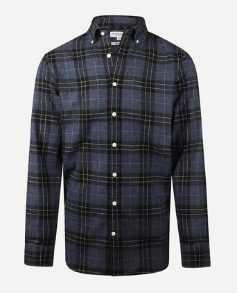 Flannel Shirt Check | Navy