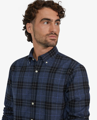 Overhemd Flanel Ruit | Navy