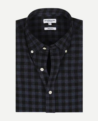 Flannel Shirt Check | Navy