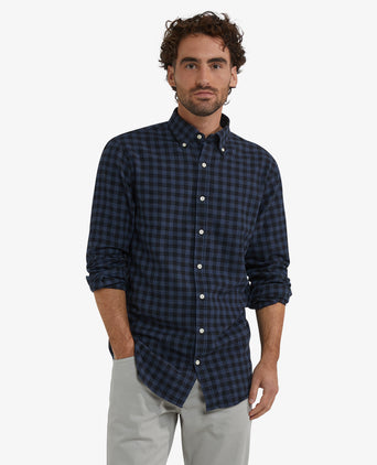 Flannel Shirt Check | Navy