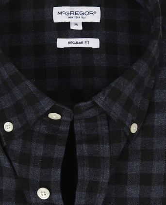 Flannel Shirt Check | Navy