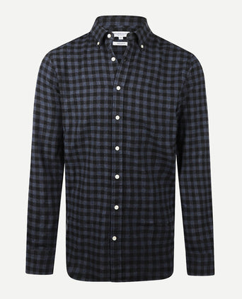 Flannel Shirt Check | Navy