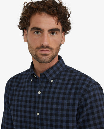 Flannel Shirt Check | Navy