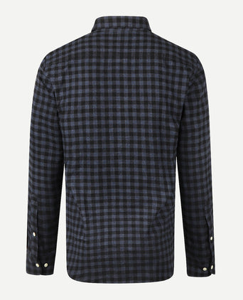 Flannel Shirt Check | Navy