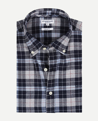 Overhemd Flanel Ruit | Light Blue