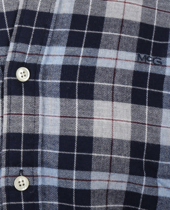 Overhemd Flanel Ruit | Light Blue