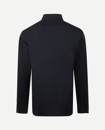 Overshirt Wool Look | Navy