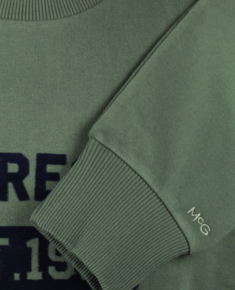Sweatshirt Graphic Round Neck | Winter Sage