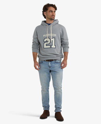 Hoody Graphic 21 | Medium Gray Melange