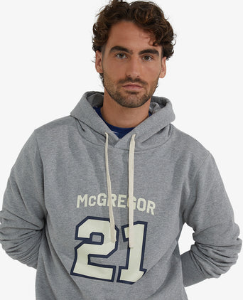 Hoody Graphic 21 | Medium Gray Melange