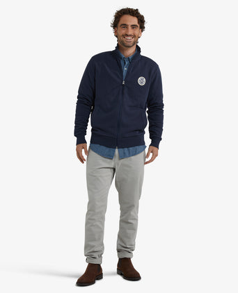 Zip-up vest | Navy