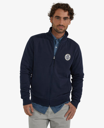 Zip-up vest | Navy