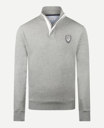 Sweatshirt Half-Zip | Medium Gray Melange