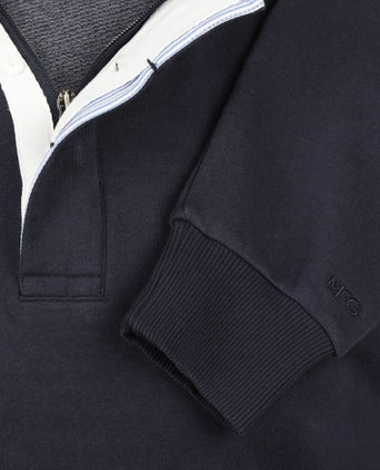 Half-Zip Sweatshirt | Navy
