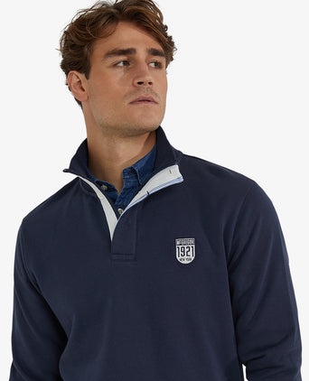 Half-Zip Sweatshirt | Navy