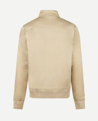 Classic Bomber Jacket | Beige