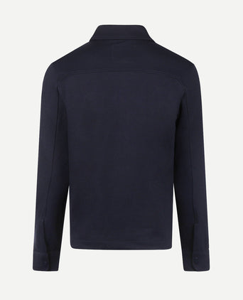 Piqué Jacket | Navy
