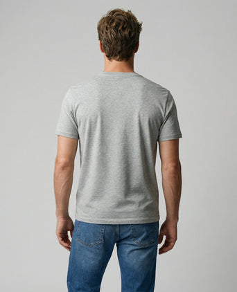 Essential MCG Embr T-Shirt | Medium Grey Melange