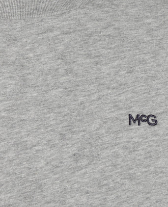Essential MCG Embr T-Shirt | Medium Grey Melange