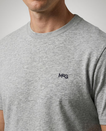 Essential MCG Embr T-Shirt | Medium Grey Melange