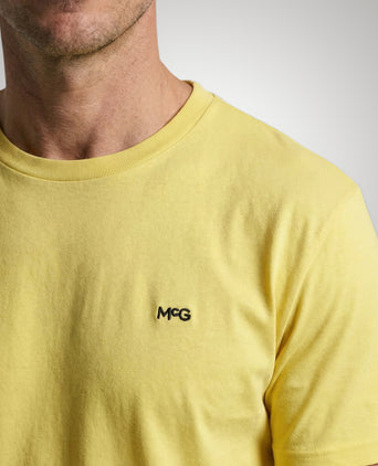Essential MCG Embr T-Shirt | Light Yellow