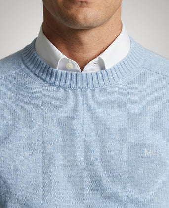 Trui Katoen Ronde Hals | Light Blue