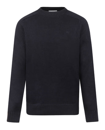 Trui Katoen Ronde Hals | Navy