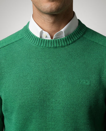 Trui Katoen Ronde Hals | Green
