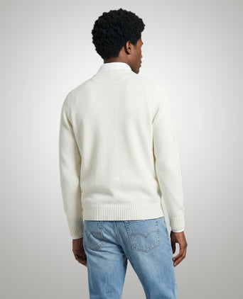 Trui Katoen Ronde Hals | Off White