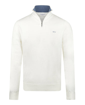 Trui Half-Zip Katoen Cashmere | Kit