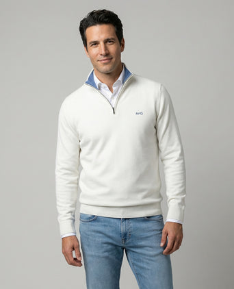 Half-Zip Sweater Cotton Cashmere | Kit