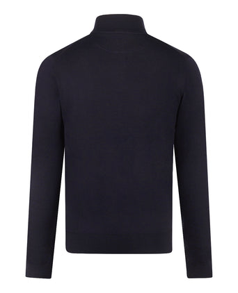 Zip cardigan Cotton Cashmere | Navy