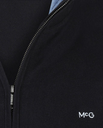Zip cardigan Cotton Cashmere | Navy