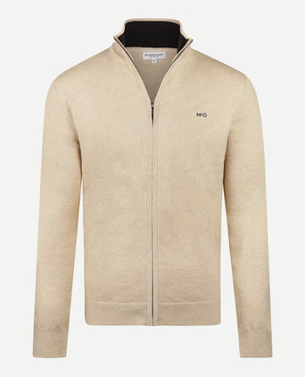 Ritsvest Katoen Cashmere | Sand