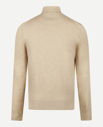 Ritsvest Katoen Cashmere | Sand