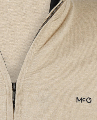 Ritsvest Katoen Cashmere | Sand