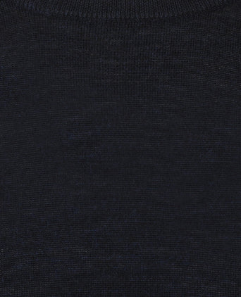 T-shirt Extra Fine Merino Round Neck | Navy