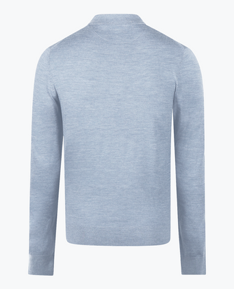 Polo Shirt Merino | Light Blue